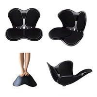 Limiss Cuscini Per Sedie Ortopedico, Memory Foam Car Wheelchair Cushion, Beautiful Buttocks, High-Density Polypropylene Back Support 343842Cm,A