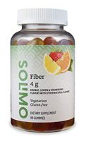 Amazon Brand - Solimo Fiber 4g - Digestive Health, Supports Regularity - 90 Gummies (2 Gummies per Serving)