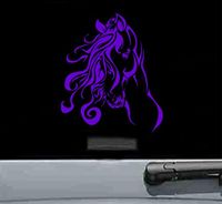 Elegant horse Vinyl Decal Sticker (PURPLE)