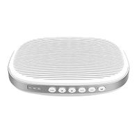 HAJZF Sound Machines for Sleeping, 20 Natural Soothing Sound Sleep Timer Headphone Jack and USB Interface 1800 Mah Large Volume Sound Therapy for Adults and Children, White