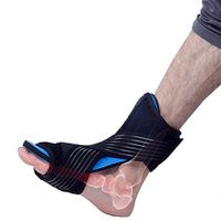 Goahead Plantar Fasciitis Night Splint Brace for Plantar Fasciitis Pain Relief in Dorsal Foot Stretching Support Best for Achilles Tendonitis, Heel Pain, Plantar Fascia, Drop Foot -Men & Women