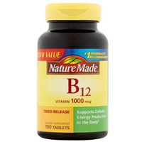 Nature Made Vitamin B-12, 1000mcg, Timed Release, Tablets 75 ea