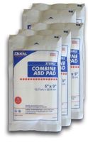 Combine ABD Pads, STERILE 5" X 9"-CASE of 400