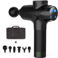 Muscle Massager Gun, Pain Relief Massage Gun for Athletes, Super Quiet Massaging Gun with 6 Head, Muscle Deep Relaxation Tissue Percussion Massage Device 20 Speed