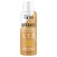 Project Keto Emulsified MCT Oil | Non-Dairy Keto Creamer - Natural French Vanilla (16 oz); Made from 100% Non-GMO Coconut Oil; Vegan, Paleo, Gluten-Free; Perfect for Keto Coffee, Shakes, and Foods