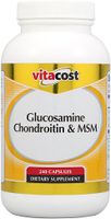 Vitacost Glucosamine Chondroitin& MSM - 240 Capsules