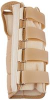 Rolyan Long Length Enlarged Thumb Hole D-Ring Wrist Braces, Right, Medium, Fixed Position Stabilizer Brace with Secure Closure for Immobilization, Recovery Treatment for Arthritis, Tendonitis