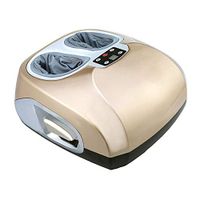 HIXGB Electric Foot Massager - Foot Massager Machine with Air Compression, 360° Deep-Kneading and Rolling, Built-in Heating Function - Suitable for Home Office,Gold