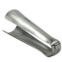JBS Finger Splint Stainless Steel Finger Sleeve Finger Protector Finger Gauze Applicator, Size 02 3.6" Long