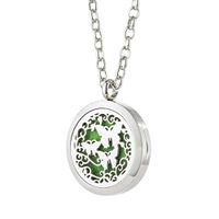 GelConnie Butterfly Aromatherapy Essential Oil Diffuser Pendant Perfume Necklace Stainless Steel Magnetic Locket Fragrance Jewelry CSFL374-1