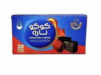 Coco Nara Coconut Shells Hookah Charcoal Flat Cubes 20pcs Box Shisha NEW