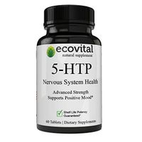 Extra Strength Mood Enhancing 5-HTP 200mg, Plant-Based Alternative, Non-GMO Stress Relief, Anxiety Support, Nervous System Health