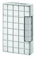S.T. Dupont "Initial" Square White Bronze Finish Flint Lighter 2017 / Grey 020800
