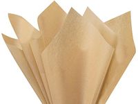 Pack Of 480, Solid Desert Tan Tissue Paper 20 X 26" Sheet Half Ream Made From 100% Post Industrial Recycled Fibers Made In USA