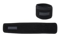 Phiten Titanium Wrist/Ankle Wrap (1 Pair), One Size, Black