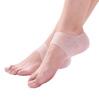 Artibetter Silicone Gel Hole Cushion Pad Protectors with Breath Holes 2 Pairs (White)