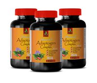 Stress Relief Vitamins for Women - Advanced ADAPTOGEN Complex 770 Mg - rhodiola rosea ashwagandha - 3 Bottles 180 Vegetable Capsules