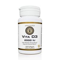 APOLLO SUN VITA D3 2000 IU (50 Micrograms) High Potency Vitamin D for an Immunity Boost and Stronger Bones and Teeth - Dietary Supplement (120 Softgels)