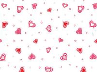 Special Occasion Cello Rolls - 30"x100' Groovy Love Cello Roll 1.0 mil (3 Rolls) - WRAPS-CR30GRL