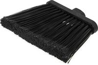 Carlisle 3686703 Duo-Sweep Duo-Sweep Flagged Angle Broom Head Only, 12", Black