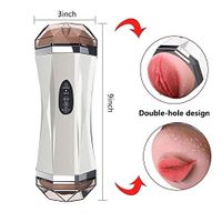 Risareyi Men's Mǎstùrabǎtion Cup 3D Realistic Lifelike Silicone Toy Handheld Adult Toys for Men Headphone Mode Relaxing Device Six Toys