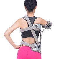 ROY Medical Shoulder Brace Support Sling, Shoulder Stabilizer Rotator Cuff with Abduction Pillow for Fix and Support The Shoulder and Elbow Joints