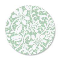 Lace Envelope Stickers- Set of 144, Flat-Sheet Seals