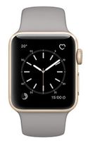 Apple Watch Series 2 38mm Smartwatch (Gold Aluminum Case, Concrete Sport Band) (Renewed)