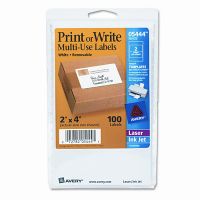 Print or Write Removable Multi-Use Labels, 100/Pack [Set of 2]