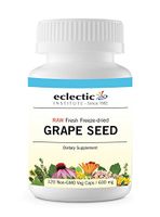 Eclectic Grape Seed Freeze Dried Vegetables with Glass, Blue, 120 Count