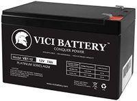 12V 7AH SLA Battery for Unikor VT1207 - VICI Battery Brand Product