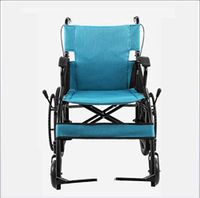 PLLP Medical Rehab Chair, Wheelchair,Steel Tube Wheelchair Household Portable Wheelchair, Light Folding Wheelchair Driving Medical Wheelchair, Old Scooter Easy to Store, Easy to Carry