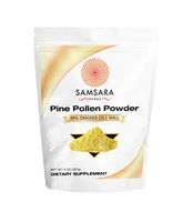 Samsara Herbs Pine Pollen Powder Wild Harvested - 99% Cracked Cell Wall (8oz)