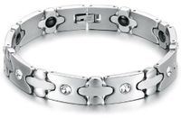 Brand New Men's Titanium Magnetic Bracelet in a Nice Gift Box, Anti-fatigue, Pain Relief -BR233