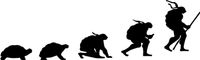 TMNT TEENAGE MUTANT NINJA TURTLE EVOLUTION STICKERS SYMBOL 8" DECORATIVE DIE CUT DECAL FOR CARS TABLETS LAPTOPS SKATEBOARD - BLACK COLOR