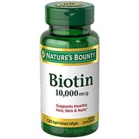 Nature's Bounty Biotin 10,000 mcg, Rapid Release Softgels 120 ea (Pack of 12)