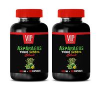 Diuretic Weight Loss - Asparagus Young Shoots Extract 600 MG - antioxidant multivitamin - 2 Bottles 200 Capsules