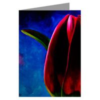 Original Artwork of Night Tulip Notecard Set