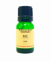 Bay Essential Oil - 100% Pure Organic Premium Therapeutic Grade Oil in a 10ml UV Protected Green Glass Euro Dropper Bottle. (Bay)