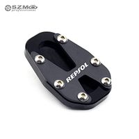 Frames & Fittings for Honda CB190R CBF190 CB190X CB 190R Motorcycle Side Kickstand Stand Extension Support Plate pad Logo Accessories Aluminum