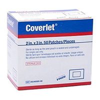 Coverlet Patches Adh Dressing, 2" X 3", 50 Per Box