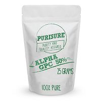 Alpha GPC 50% Powder 25g (42 Servings), Choline Cognitive Enhancer, Nootropic, Enhanced Power Output, Mood Support, Memory, Learning, Concentration, Focus