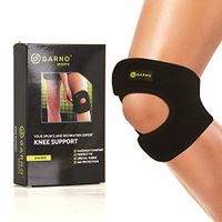 GARNO Knee Brace Plus Size XL, XXL Dual Patella Tendon Support Strap, Adjustable Neoprene Stabilizer for Meniscus Tear, Arthritis, Tendonitis, MCL, ACL, Pain Relief, Recovery, Running, Men & Women