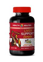 Kidney Liver Cleanse - Liver Support Complex 1200 MG - Dietary Supplement - Beef Liver Iron Supplement - 1 Bottle 100 Capsules