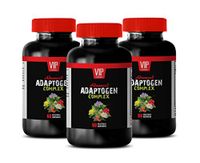 Mood Support Supplements - Advanced ADAPTOGEN Complex - maca Root Bulk Supplements - 3 Bottles 180 Vegetable Capsules
