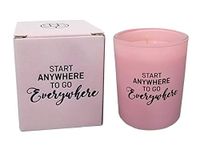 Organic Scented Candle Floral scent - 7.40 oz Relaxation - Gift Candle - Wild Muguet are in perfect harmony with Hints of Orris and Violet