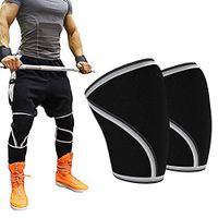 1 Pair of Knee Sleeves 7MM Neoprene Support & Compression for Weightlifting, Powerlifting & Cross Training for Men & Women (Small)