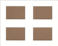 Pack of 5 8x10 White Picture Mats with White Core Bevel Cut for 4 2.5 X 3.5 Aceo or Sport Card