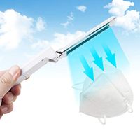 IXAER Portable UV Travel Wand Mini Foldable Handheld Sanitizer Light Disinfection Lamp 2W Without Chemicals for Hotel Household Wardrobe Toilet Car Pet Area