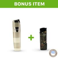 Zico ZD-19 (Original) Refillable Torch Lighter Free US Shipping(Silver) & Free Lighter